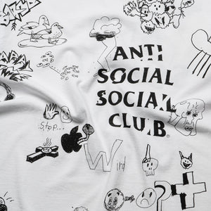 Anti Social Social Club Illustrated Tee - White