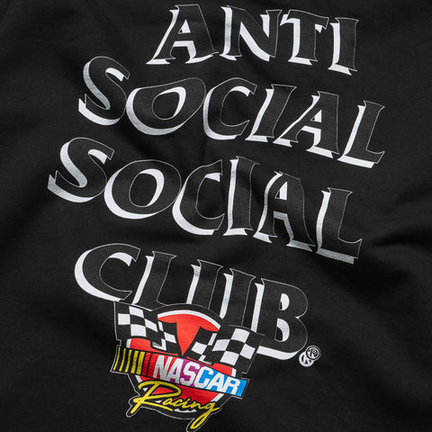 Anti Social Social Club x NASCAR Motorsport Hoodie - Black