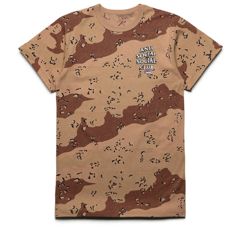 Anti Social Social Club x NASCAR Motorsport Tee - Chocolate Chip Camo