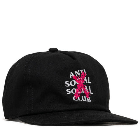 Anti Social Social Club Cancelled Paint Cap - Black