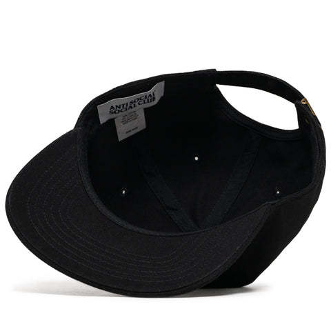 Anti Social Social Club Cancelled Paint Cap - Black