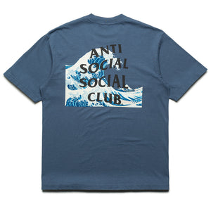 Anti Social Social Club Tonkatsu The Great Wave Tee - Indigo