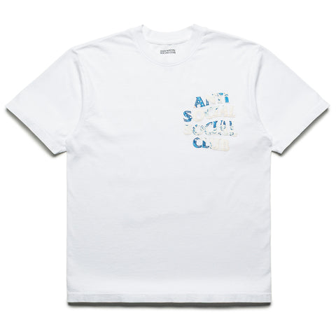 Anti Social Social Club Tonkatsu Boro Wave Tee - White