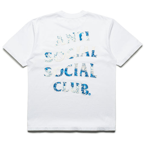 Anti Social Social Club Tonkatsu Boro Wave Tee - White