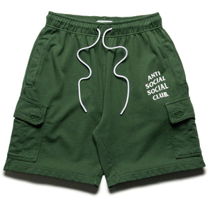 Anti Social Social Club Washed Up Cargo Shorts - Green