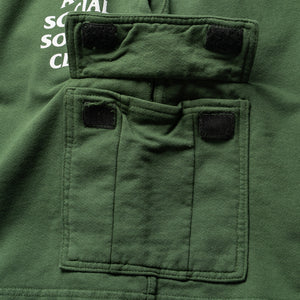 Anti Social Social Club Washed Up Cargo Shorts - Green