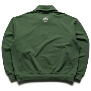 Anti Social Social Club Washed Up Quarter Zip - Green