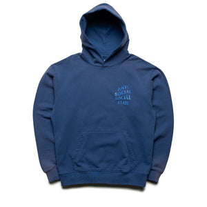 Anti Social Social Club Weathered Mind Games Hoodie - Navy