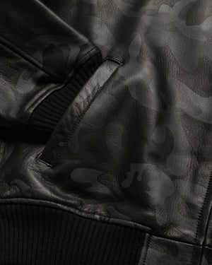 Avirex Camo Icon Jacket - Black Camo