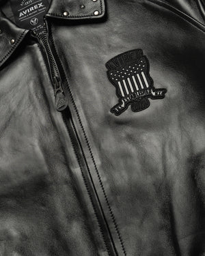 Avirex Studded Icon Jacket - Black