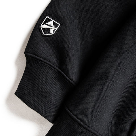 Avirex Script Hoodie - Black