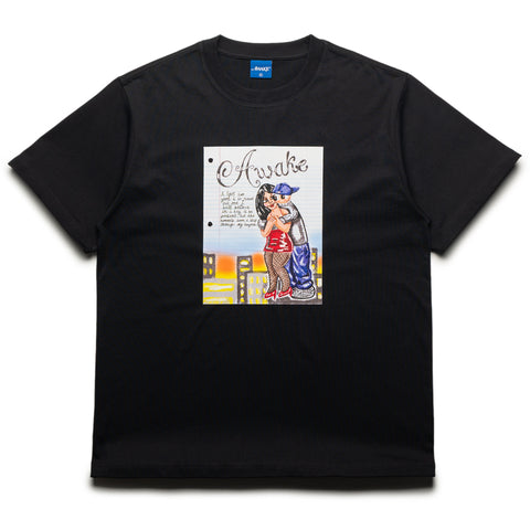 Awake NY Love Letter Tee - Black