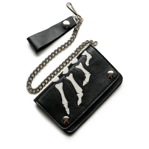 Awake NY Vanson Skeleton Wallet - Black