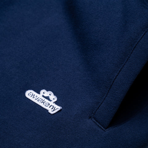 Awake NY Crown Logo Sweatpant - Navy