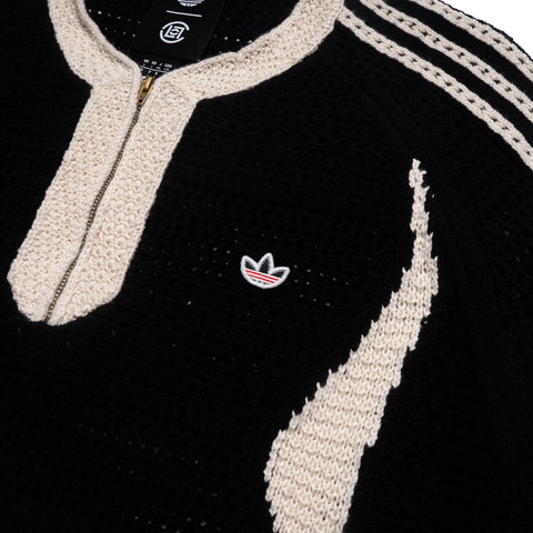 CLOT x Adidas Knit Jersey - Black/Wonder White