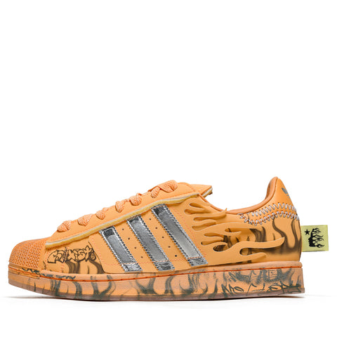 HELLSTAR x Adidas Superstar - Hazy Orange/Silver Metallic