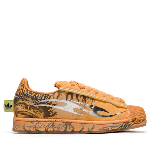 HELLSTAR x Adidas Superstar - Hazy Orange/Silver Metallic
