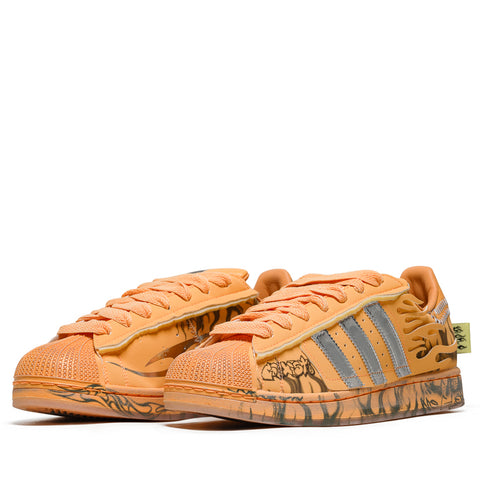 HELLSTAR x Adidas Superstar - Hazy Orange/Silver Metallic