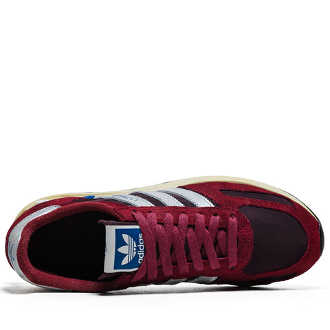 Adidas Mens Adidas La Trainer Og Burgundy Sneaker Politics