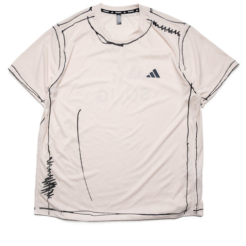Song for the Mute x Adidas ADI365 Running Tee - Halo Ivory