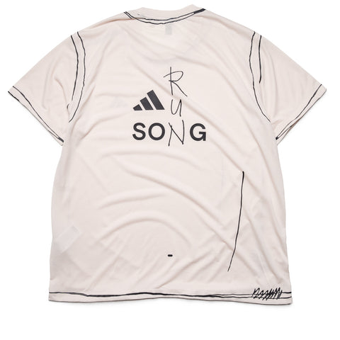 Song for the Mute x Adidas ADI365 Running Tee - Halo Ivory