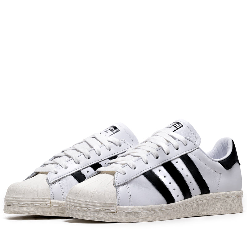 Adidas superstar 80s w shoes black white best sale