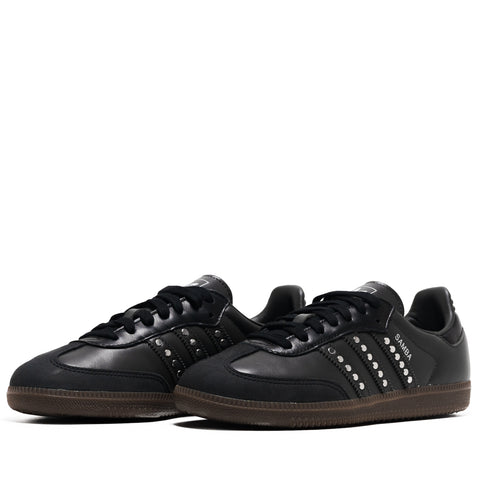 Women's Adidas Samba OG - Core Black/Legend Earth