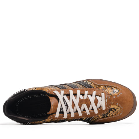 Wales Bonner x Adidas Gazelle Snake - Dark Brown/Wonder White