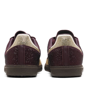Women's Adidas Samba OG - Maroon/Warm Vanilla