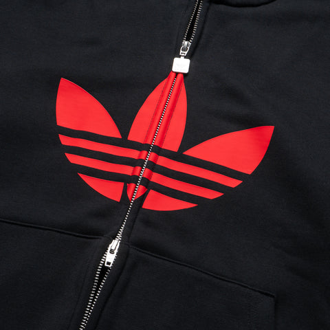 A Bathing Ape x Adidas Shark Full Zip Hoodie - Black