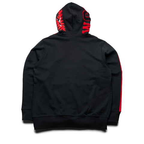 A Bathing Ape x Adidas Shark Full Zip Hoodie - Black