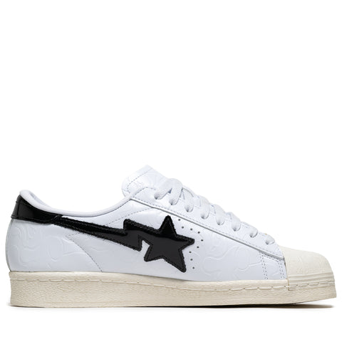 A Bathing Ape x Adidas Superstar Vintage - Cloud White/Core Black