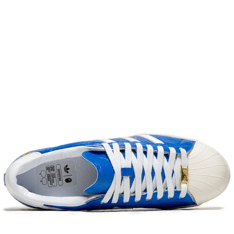A Bathing Ape x Adidas Superstar Vintage - Blue/Core White