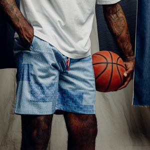 Politics Mesh Shorts - Patchwork