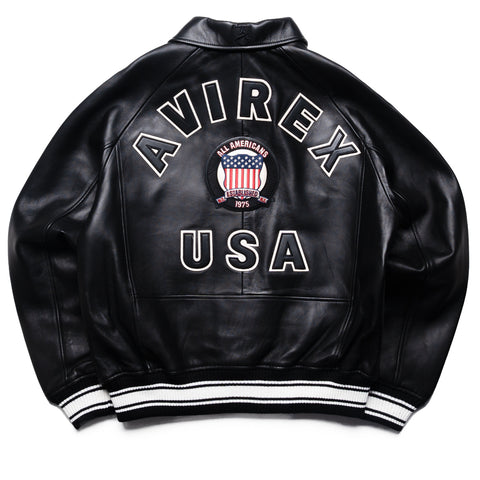 Avirex Icon Jacket - Jet Black