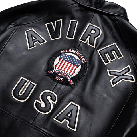 Avirex Icon Jacket - Jet Black