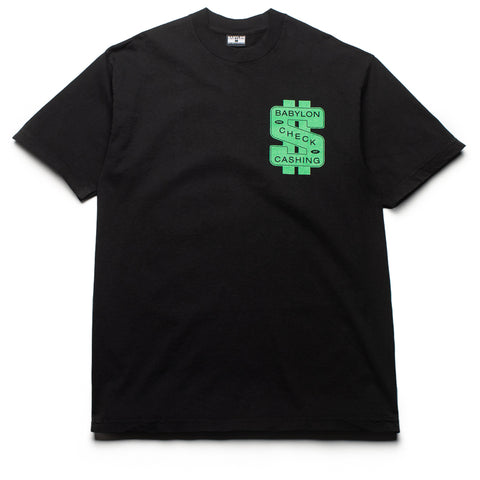 Babylon Check Cashing Tee - Black