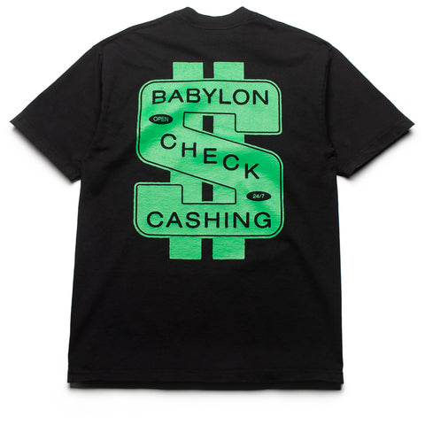 Babylon Check Cashing Tee - Black