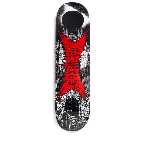 Babylon Black Metal Skate Deck - Black/White