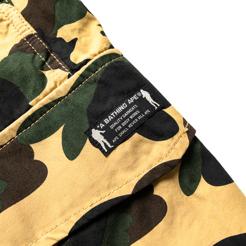 A Bathing Ape 1st Camo 6 Pocket Pants - Yellow