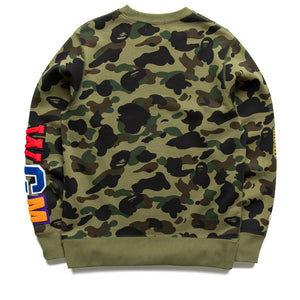 A Bathing Ape 1st Camo Shark Crewneck - Green