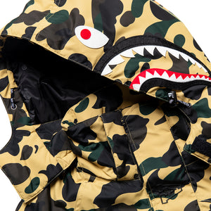 A Bathing Ape 1st Camo Shark Snowboard Jacket - Yellow