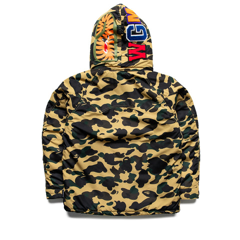 A Bathing Ape 1st Camo Shark Snowboard Jacket - Yellow