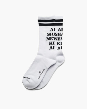A Bathing Ape A.S.N.K.A. Socks - White
