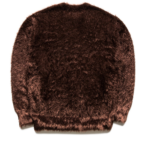 A Bathing Ape Face Shaggy Sweater - Brown