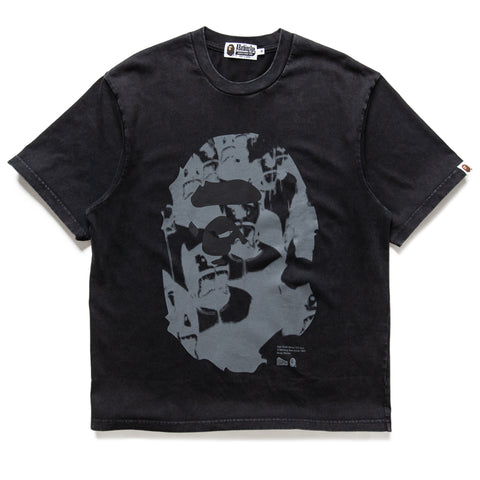 A Bathing Ape Ape Head Heavy Washed Tee - Black