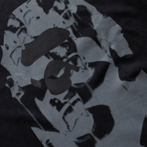 A Bathing Ape Ape Head Heavy Washed Tee - Black