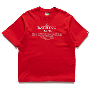 A Bathing Ape Ape Head Tee - Red