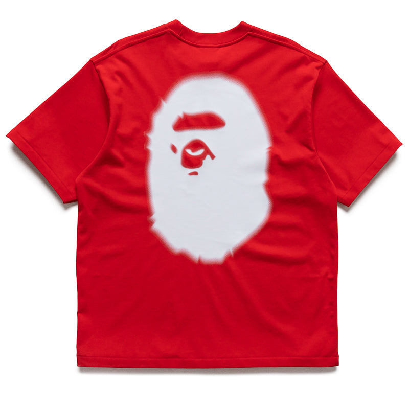 A Bathing Ape Ape Head Tee - Red – Sneaker Politics