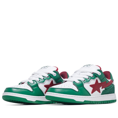 A Bathing Ape New Bape Sk8 Sta #1 M2 - Green/Red